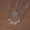 HEART SHAPED 2 WAYS WEARING PENDANT MAGNETIC NECKLACE