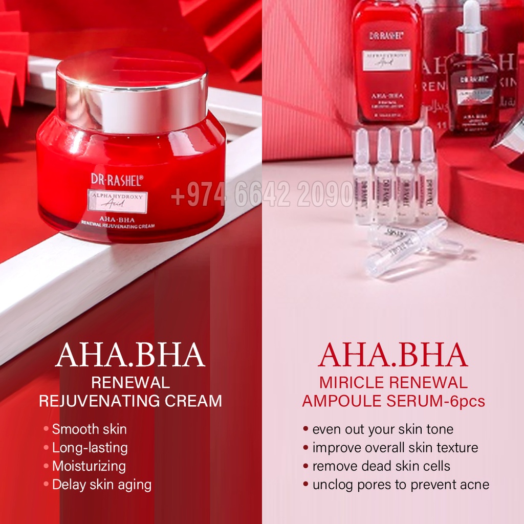 DR.RASHEL AHA BHA MIRACLE RENEWAL SKINCARE KIT 11 PCS