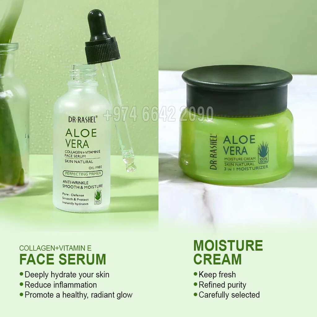 DR.RASHEL ALOE VERA SKIN NATURAL SOOTHING & MOISTURE SKIN CARE SERIES