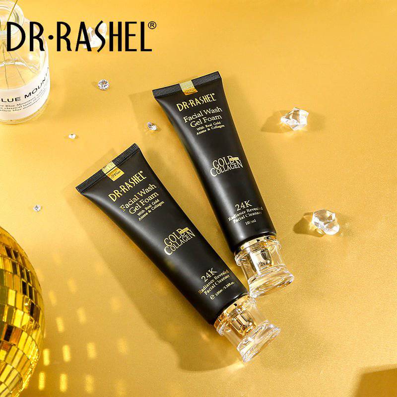 DR.RASHEL FACIAL WASH GEL FOAM GOLD AND COLLAGEN 24K
