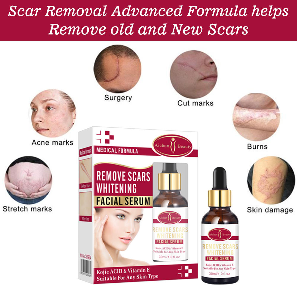 AICHUN BEAUTY REMOVE SCARS WHITENING FACIAL SERUM KOJIC ACID & VITAMIN E