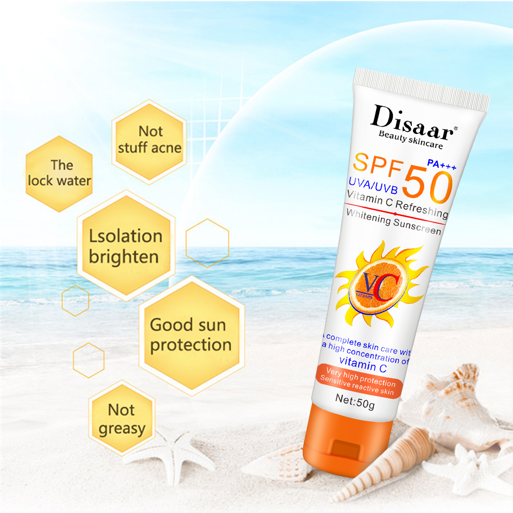 DISAAR SPF50 VITAMIN C REFRESHING WHITENING SUN CREAM
