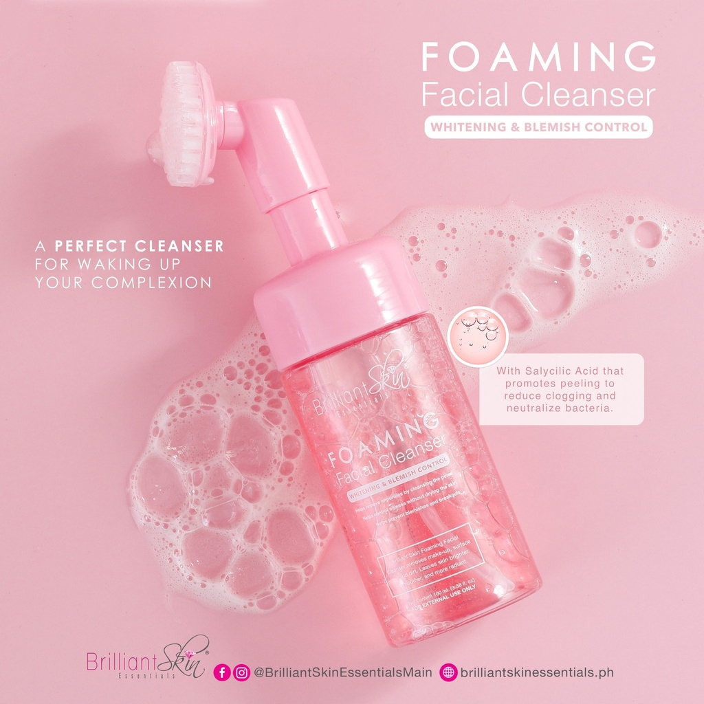 BRILLIANT ESSENTIALS FOAMING FACIAL CLEANSER