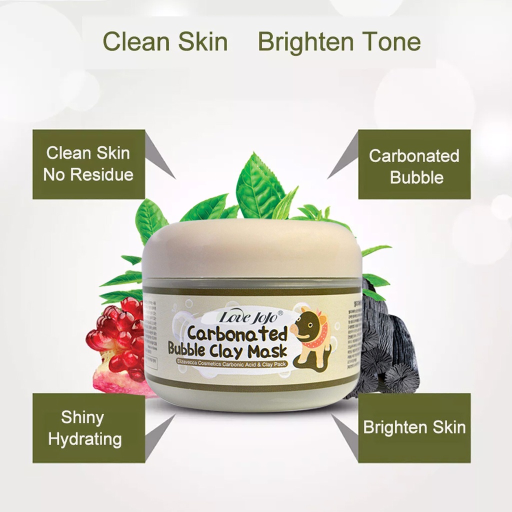 LOVE JOJO CARBONATED BUBBLE CLAY MASK