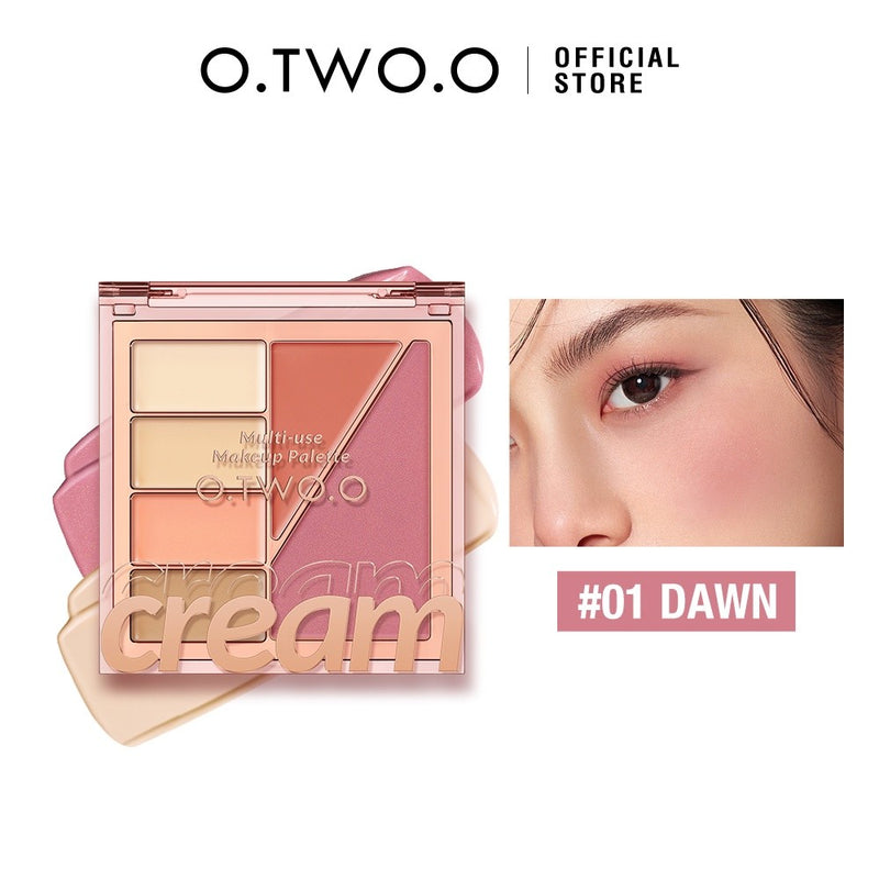 O.TWO.O Makeup Pallete Of Concealer Contour Blush Cream - 12g