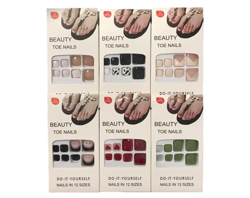 Beauty Toe Nails [Assorted Color]