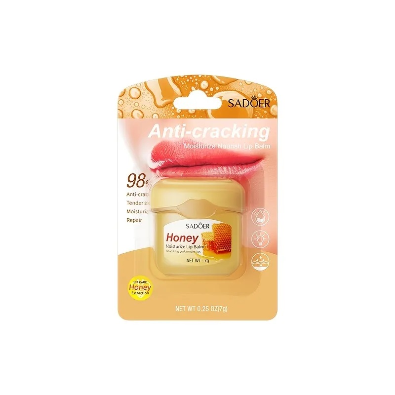 Sadoer Anti-cracking Moisturize Nourish Lip Balm - Honey - 7g