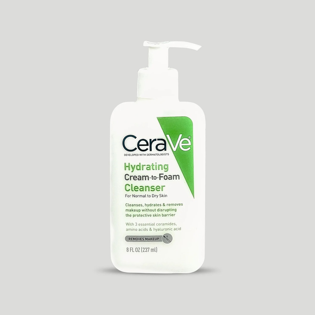 Cerave Hydrating Cream-to-Foam Cleanser - 237ml