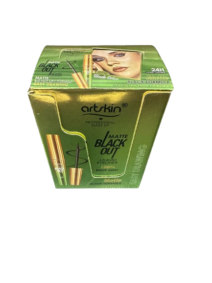 Artskin Matte Black Out Liquid Eyeliner _ Black Formula
