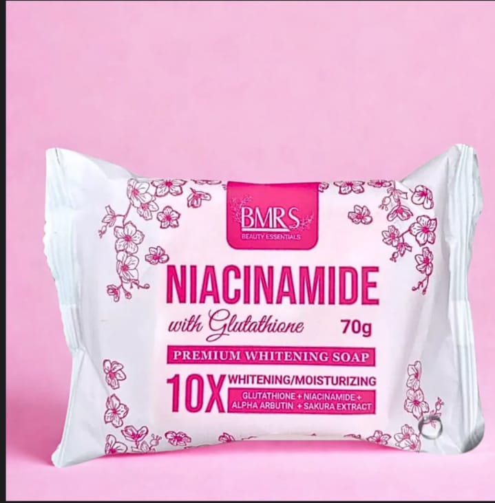 صابون النياسيناميد مع الجلوتاثيون من بي إم آر إس 70 جرام