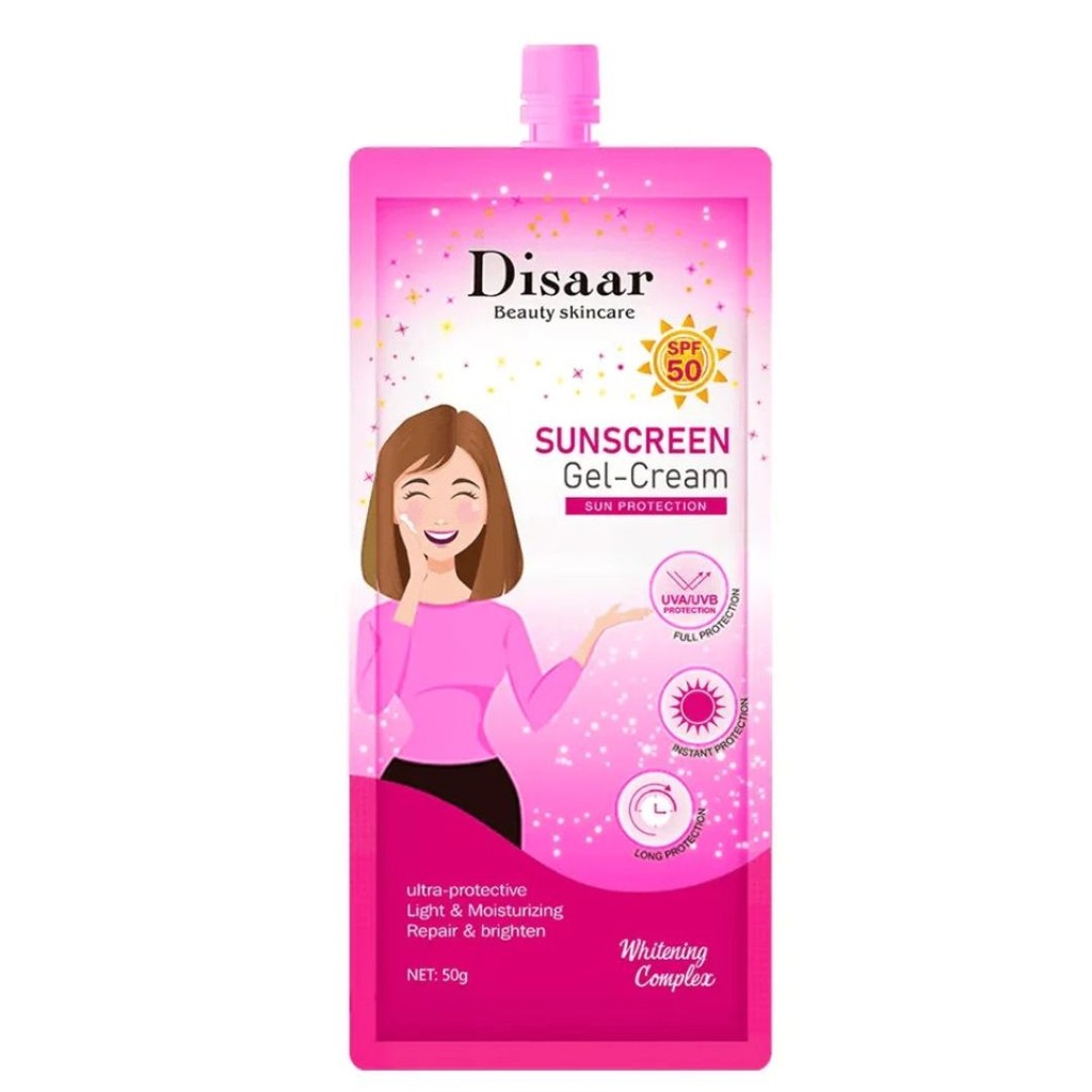 Disaar Sunscreen Spf50 Gel Cream 50g