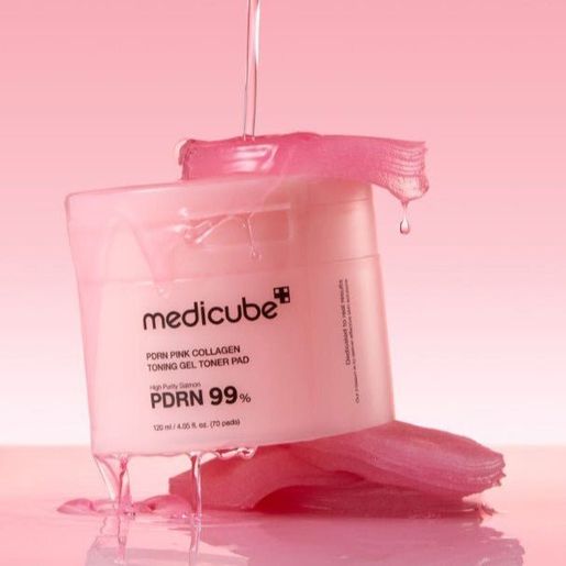 Medicube Pdrn Pink Collagen Toning Gel Toner Pad 70ea