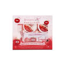 Brilliant Skin Tomato Micro Exfoliating Facial Set - 4 in 1