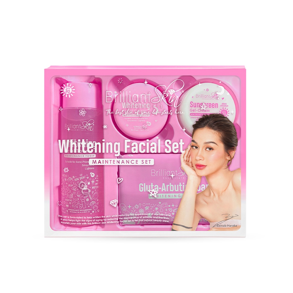 Brilliant Skin Whitening Facial Set Maintenance Set