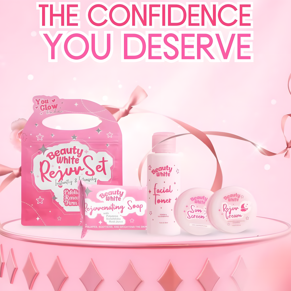 يو جلو بيب طقم بيوتي وايت للتجديد