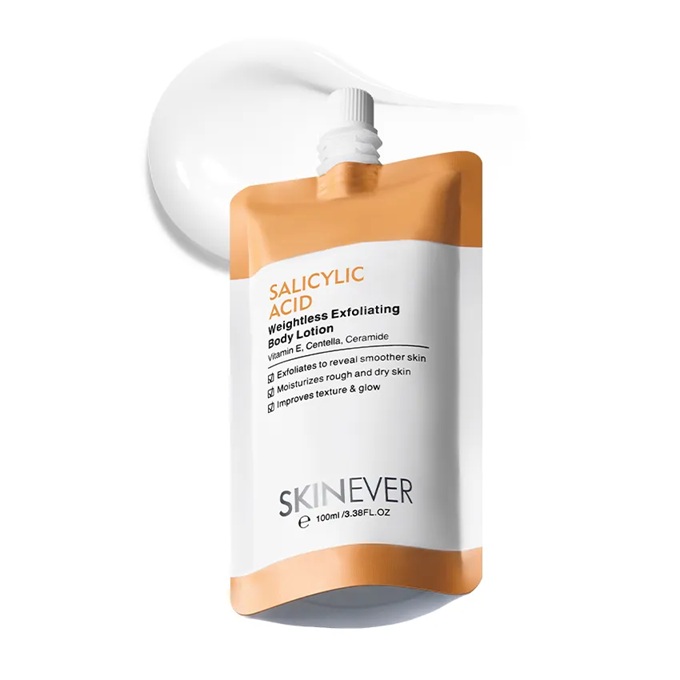 Skinever Salicylic  Acid Weightless  Exfoliating Body  Lotion - 100ml