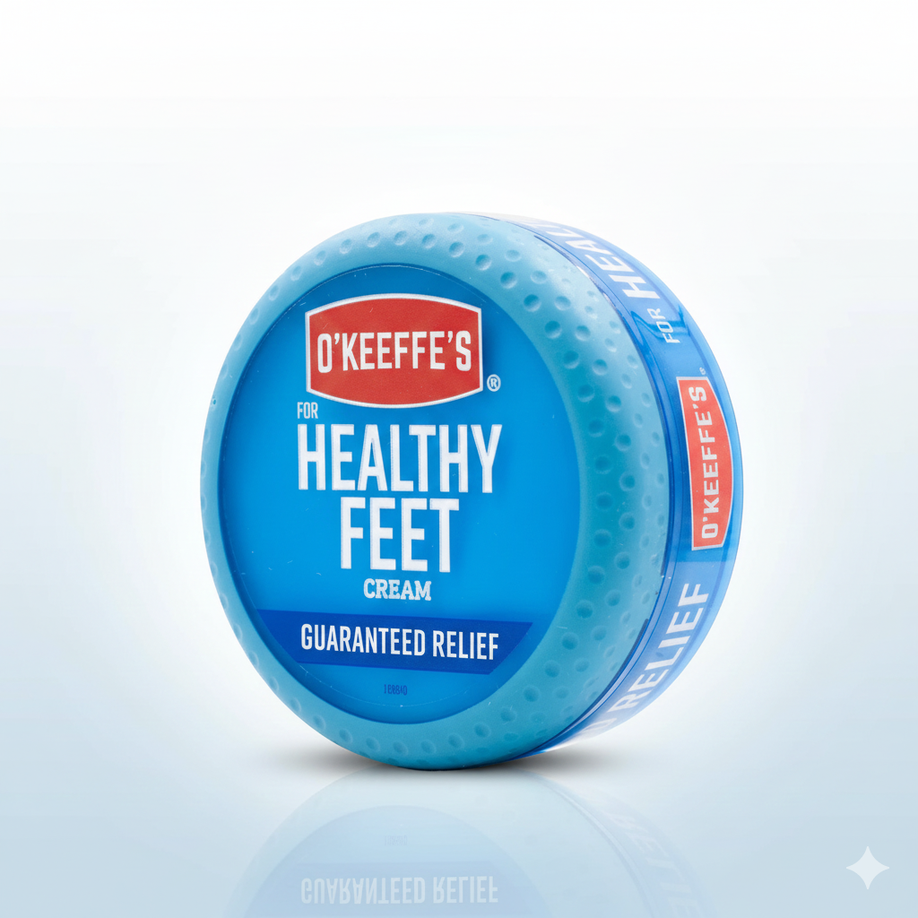 OKEEFFES Feet Cream Round 91g