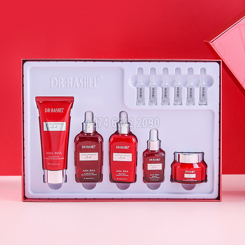 Dr.Rashel Aha Bha Miracle Renewal Skin Care Kit 11 Pcs
