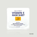 King Love Beauty Vitamin E Mask Sheet - 30g