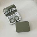Scratch-resistant Green Contact Lens Storage Box